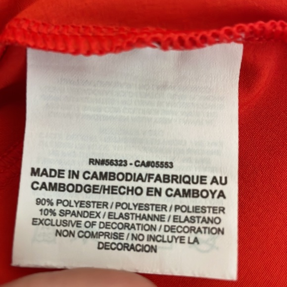 Nike Golf Skirt Size XL With Pockets Elastic Waist Red - Picture 9 of 9